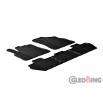Original Gledring Passform Fußmatten Gummimatten 5 Tlg.+Fixing - Citroen Berlingo 2008->/FL 2015->2018